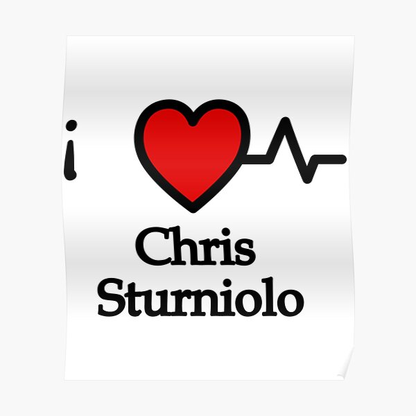 I love Chris Sturniolo Triplets    Poster RB1412 product Offical sturniolo triplets Merch