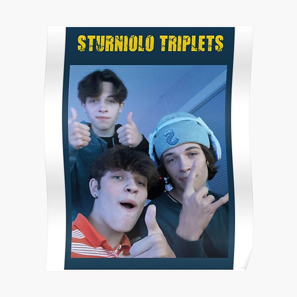sturniolo triplets Trio         Poster RB1412 product Offical sturniolo triplets Merch