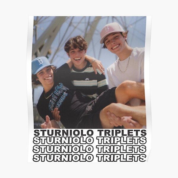 sturniolo triplets merch   Poster RB1412 product Offical sturniolo triplets Merch