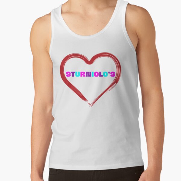 red heart Colorful Sturniolo Triplets Sleeveless Tops  Long      Tank Top RB1412 product Offical sturniolo triplets Merch