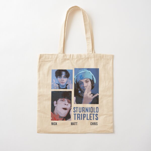 sturniolo triplets Trio Essential T-S Cotton Tote Bag RB1412 product Offical sturniolo triplets Merch