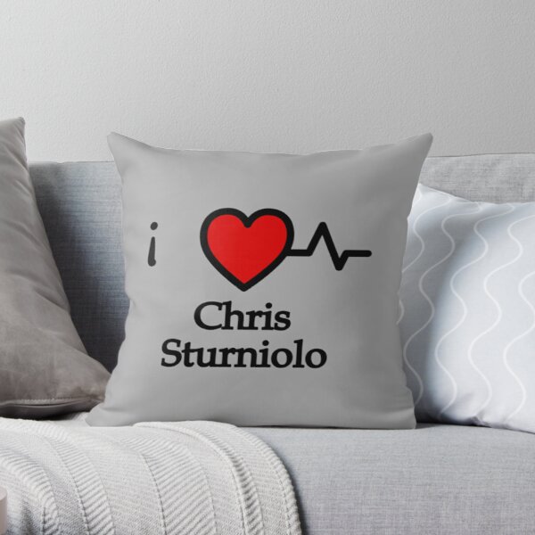 I love Chris Sturniolo Triplets    Throw Pillow RB1412 product Offical sturniolo triplets Merch