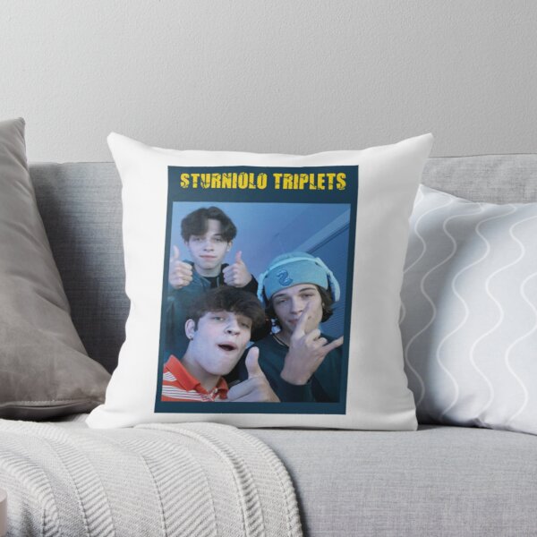 sturniolo triplets Trio         Throw Pillow RB1412 product Offical sturniolo triplets Merch