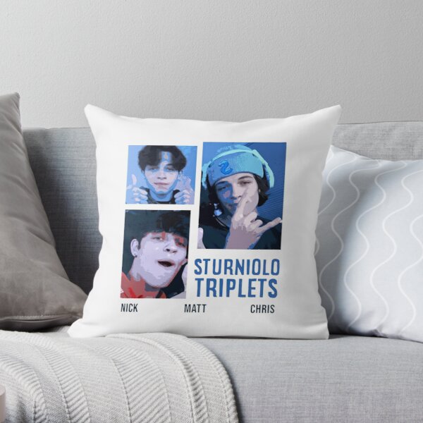 Sturniolo Triplets Vintage Throw Pillow RB1412 product Offical sturniolo triplets Merch